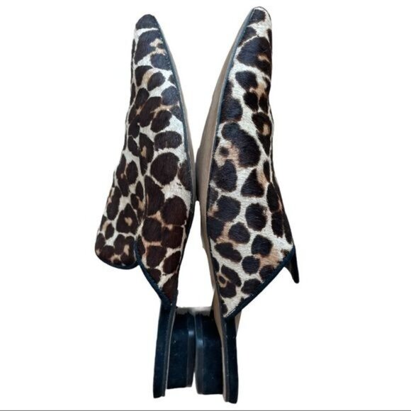 REBECCA MINKOFF Leopard Mule Slides Size 8 - Picture 3 of 11